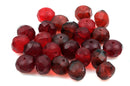 25 RED Rondelles Czech Glass Beads, 8mm, bgl1381