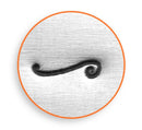ImpressArt Metal Design Stamp,  6mm FLOURISH F,  tol0530