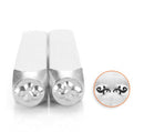 ImpressArt Metal Design Stamp, 6mm, Set of 2 stamps, FLOURISH ENDS K,  tol0539