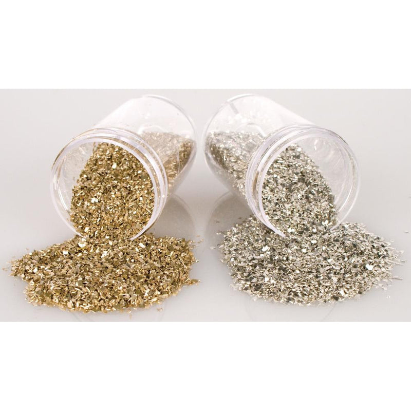 CHAMPAGNE GOLD Crushed Glass Glitter, Stampendous Frantage, 1.4 oz. jar, for ICE Resin, Scrapbook Embellishment, Mixed Media, cft0035