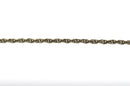 1 yard (3 feet) BRONZE Triple Link Chain, links are 5x3mm, fch0434a