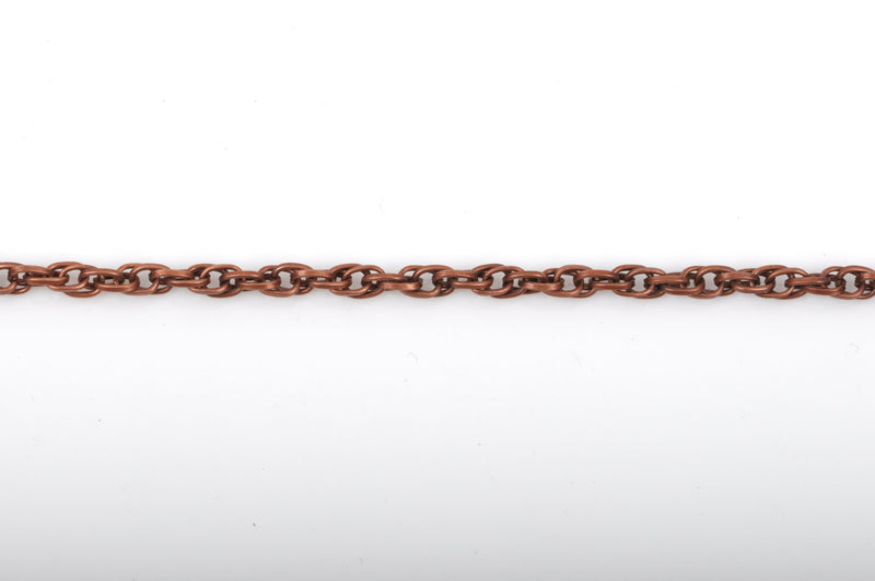 20 yards COPPER Triple Link Chain, links are 5x3mm, fch0435b