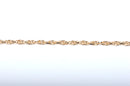 20 yards LIGHT GOLD Triple Link Chain, links are 5x3mm, fch0436b