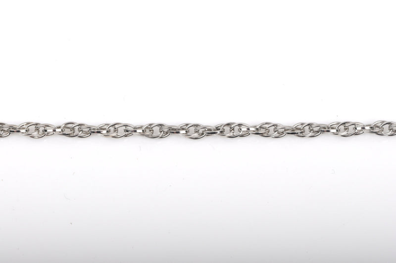 1 yard (3 feet) DARK SILVER Triple Link Chain, links are 5x3mm, fch0437a