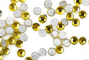 CITRINE Crystal Flat Back Rhinestones, Machine Cut High Quality Glass Crystals, size ss4, 1.5mm, pp9, 1440 pcs, 10 gross, cry0135