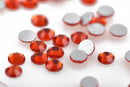 LIGHT SIAM RED Crystal Flat Back Rhinestones, Machine Cut High Quality Glass Crystals, size ss4, 1.5mm, pp9, 1440 pcs, 10 gross, cry0145