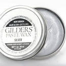 SILVER METALLIC Gilders Paste, Wax Patina Paint,  Wax Gilders Paste, 1 oz, 30ml, pnt0023