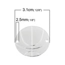 4 Silver Plated BASKETBALL Connector Link Charms, stamping blanks, 1-1/4" chs2418