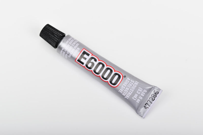 2 Tubes of E6000 Glue Adhesive for Jewelry Making, Crafts, each is 5.3mL tube, 0.18 oz., *Ground Shipping Only*, adh0031