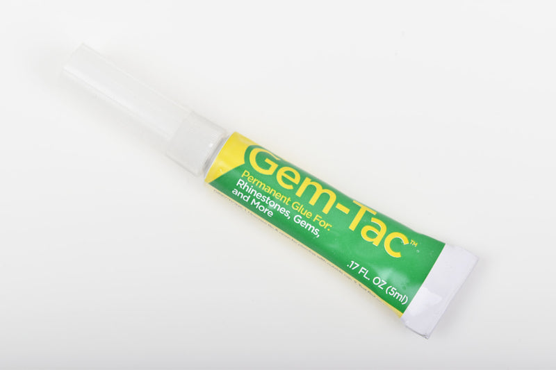 2 Tubes of GEM-TAC Glue Adhesive for Jewelry Making, Crafts, each is 5mL tube, 0.17 oz., adh0032