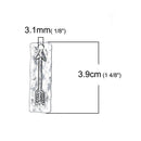 5 ARROW Charms Pendants, silver base with silver arrow, rustic hammered metal, 39x12mm, chs2568