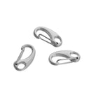 10 Silver Tone Metal Lobster Lever Clasps for Key Rings, Jewelry, Crafts, 22mm long, fcl0202