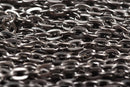 1 yard (3 feet) Gunmetal Oval Link Chain, Flat Oval Links are 6x3.5mm, fch0501