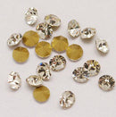 pp13 CRYSTAL CLEAR Rhinestone Chatons - Grade A Glass, Quality Machine Cut CrystalS 144 pcs  1 gross, Small   cry0067