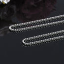 1 Stainless Steel BOX Chain Necklace with Lobster Clasp, non tarnish, 17-5/8" long 2mm thick, fch0455