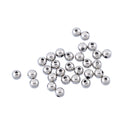 4mm Round Stainless Steel Beads, smooth seamless, 50 beads, bme0396