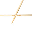 Pair of Bamboo Knitting Needles, US Size 3, UK Size 10, 3.25mm, 13" long knt0137