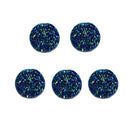 10 Round Resin titanium metallic blue green gold DRUZY Cabochons, 30mm (1-1/4") cab0503