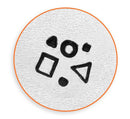 SHAPES TEXTURE Metal Stamp, Geometric Pattern Stamp, ImpressArt Metal Design Stamp,  6mm, tol0613