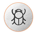 SCARAB BEETLE Metal Stamp, ImpressArt Metal Design Stamp, 6mm Metal Stamps, tol0648