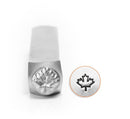 MAPLE LEAF Shape Metal Design Stamp, Canadian symbol, 6mm, ImpressArt, outline stamps, tol0621
