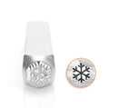 ImpressArt Metal Design Stamp,  6mm LARGE SNOWFLAKE  tol0068