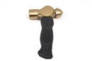 1 Pound (16 oz.) BRASS HEAD HAMMER for Metal Stamping, double head, flat and round tol0242