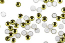 OLIVINE Crystal Flat Back Rhinestones, Machine Cut High Quality Glass Crystals, size ss4, 1.5mm, pp9, 1440 pcs, 10 gross, cry0139