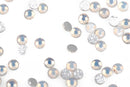 WHITE OPALITE Crystal Flat Back Rhinestones, Machine Cut High Quality Glass Crystals, size ss4, 1.5mm, pp9, 1440 pcs, 10 gross, cry0138