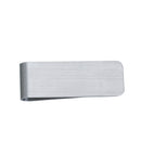 5 Stainless Steel MONEY CLIP Blanks, double sided money clips, slightly brushed finish, 2-3/4" x 3/4" msb0359