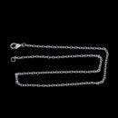 One Dozen (12) Silver Plated Lobster Clasp Cable Link Chain Necklaces 4x3mm, 18" fch0518