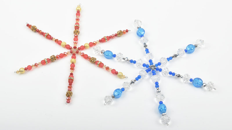 4 WIRE SNOWFLAKE ORNAMENT Blanks, 9" wide, cft0045