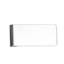5 Stainless Steel MONEY CLIP Blanks, single sided money clips, MIRROR finish, 2-1/8" x 1", msb0361