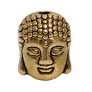 20 Antique Gold BUDDHA HEAD Metal Spacer Beads, 11mm, bme0391