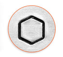 ImpressArt Metal Design Stamp,  6mm HEXAGON tol0664