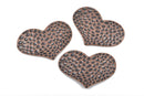 4 Large Copper Sideways HEART Connector Links, hammered oxidized metal, 47x32mm, chc0058