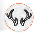 Set of 2 ImpressArt Metal Design Stamps, 2-pack, DEER ANTLERS, 6mm tol0677