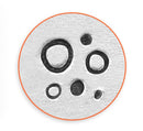 6mm CIRCLE and DOT TEXTURE Metal Stamp, ImpressArt Metal Design Stamp, polka dots metal stamp, tol0680