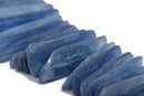 KYANITE Denim Blue Stick Beads, Spike Dagger Gemstone Beads, natural kyanite, full strand, about 80-90 beads, 5/8" to 1-3/4" long gky0007