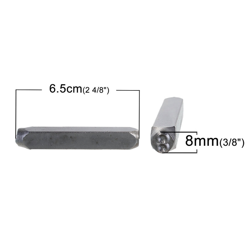 8mm Metal Stamping NUMBER Set, Economy Metal Stamping Set, tol0640