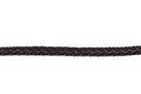 4mm BROWN Round Braided Licorice Leather, European Leather Cord, flexible, 1 yard (3 feet), Lth0009
