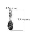 10 HAIR BRUSH Charm Pendants, Antique Silver, hairbrush charms, stylist, fashion, 34x10mm, chs2727