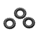 6mm Spacer Beads, Antiqued Silver, Soldered Rope Jump Rings, 200 pcs, bme0406