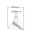 5 Silver ORIGAMI PAPER Airplane Glider Charms, Bright Silver Plated Pendants, 17mm, chs2661