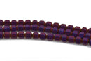 3mm Matte Purple Iris HEMATITE HEXAGON Beads, Titanium coated gemstone beads, full strand, 150 beads, ghe0121