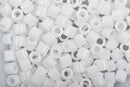 Size 8/0 Miyuki Delica Seed Beads, White, 20+ Grams, Color DBL-0200, bsd0027