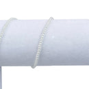 3mm OFF WHITE IVORY Cream Round Glass Pearl Beads, double strand, about 270 beads, bgl1607