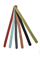 12 LEATHER CUFF Bracelet Blanks Sample Pack, leather bracelet cuffs, no snaps, red, blue, grey, camel tan, black, green, Lth0004