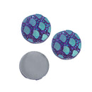 12mm DRAGON SCALE Cabochons, Round Resin Metallic, Purple Rainbow AB iridescent, 100 pieces, 1/2"  cab0501b