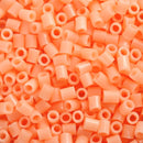 1000 FUSE BEADS Opaque Bright Peach Orange Beads for Melting Beads Designs, 5x5mm Kid Crafts, pack of 1000, cft0068